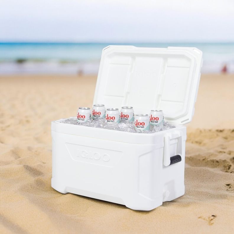 Cooler Nevera Hielera Marine Profile Blanco 47 Litros Igloo-1