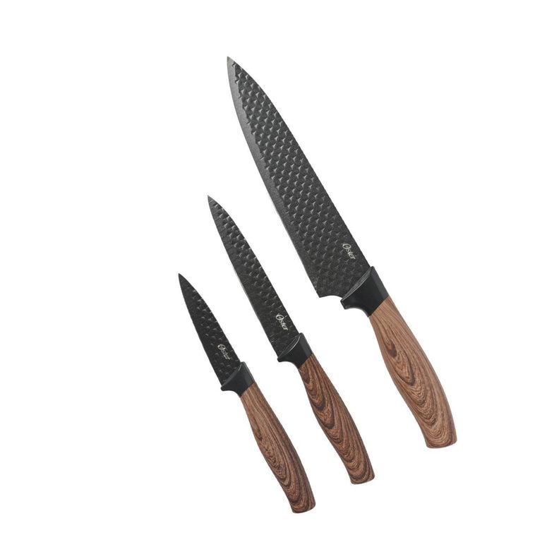 Set Cuchillos acero inoxidable 3 piezas Gunderson Oster-0