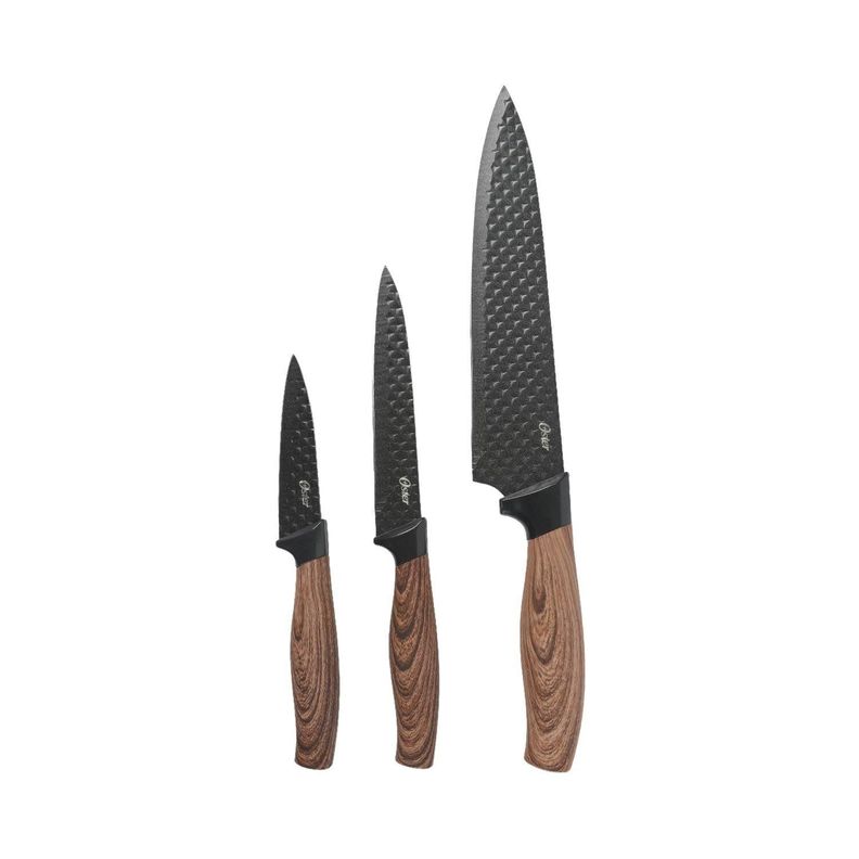 Set Cuchillos acero inoxidable 3 piezas Gunderson Oster-1