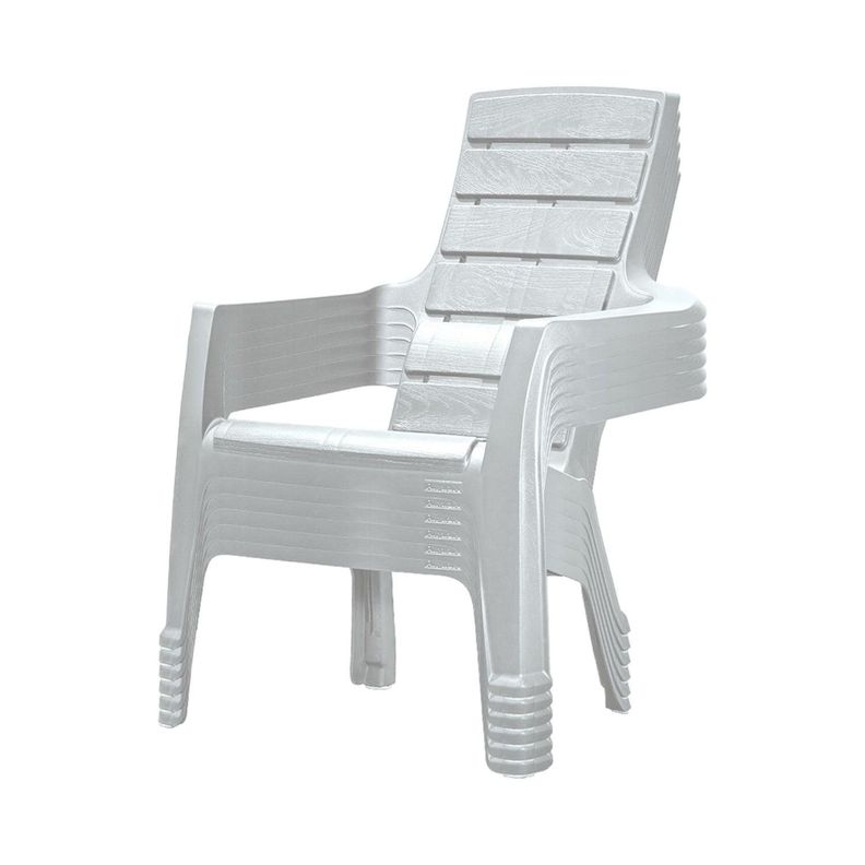 Sillon de Terraza plastico Gris Baru Rimax-4