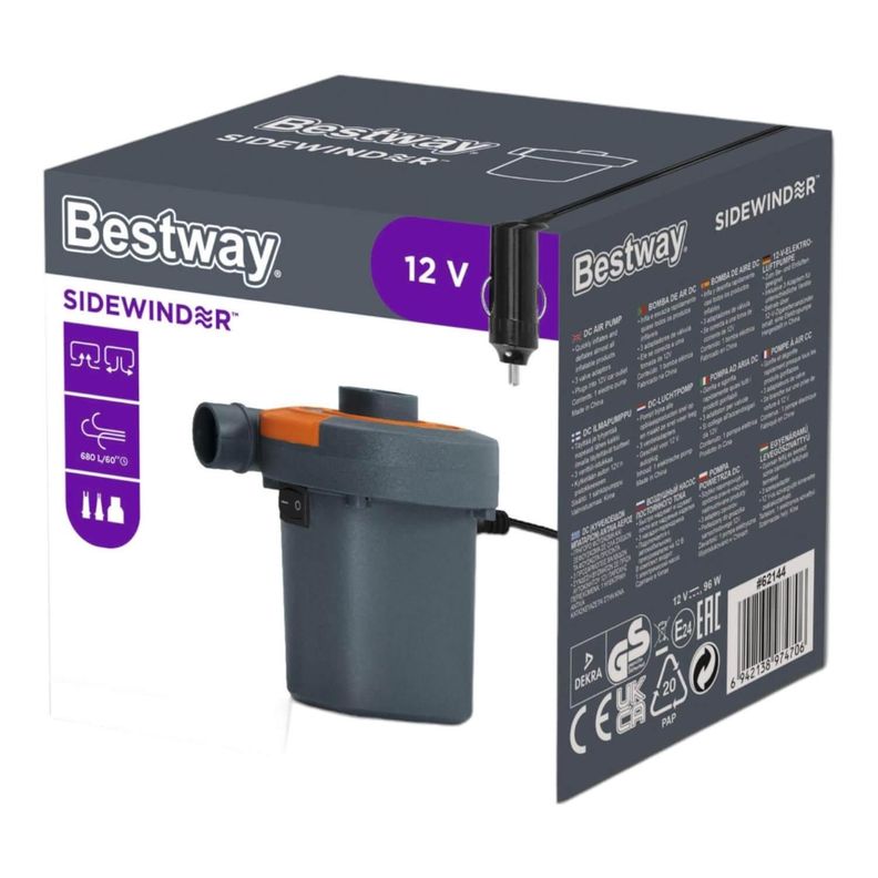 Inflador Eléctrico para Auto Sidewinder 12V Bestway-2