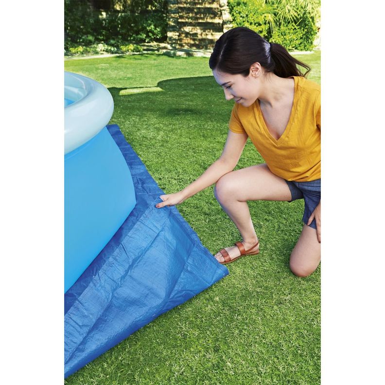 Lona Cubre Piso Piscina 3.35m x 3.35m Bestway-4