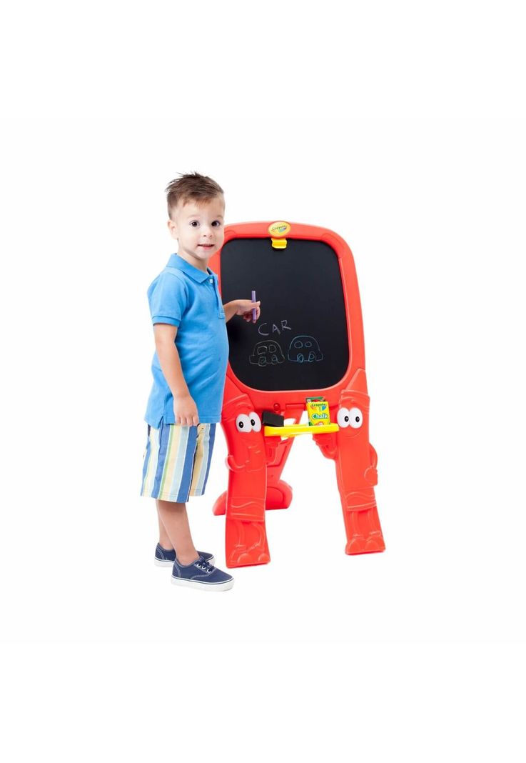 Pizarra Infantil Doble Cara con Soporte 49x48x98Cm Grow´n Up-1