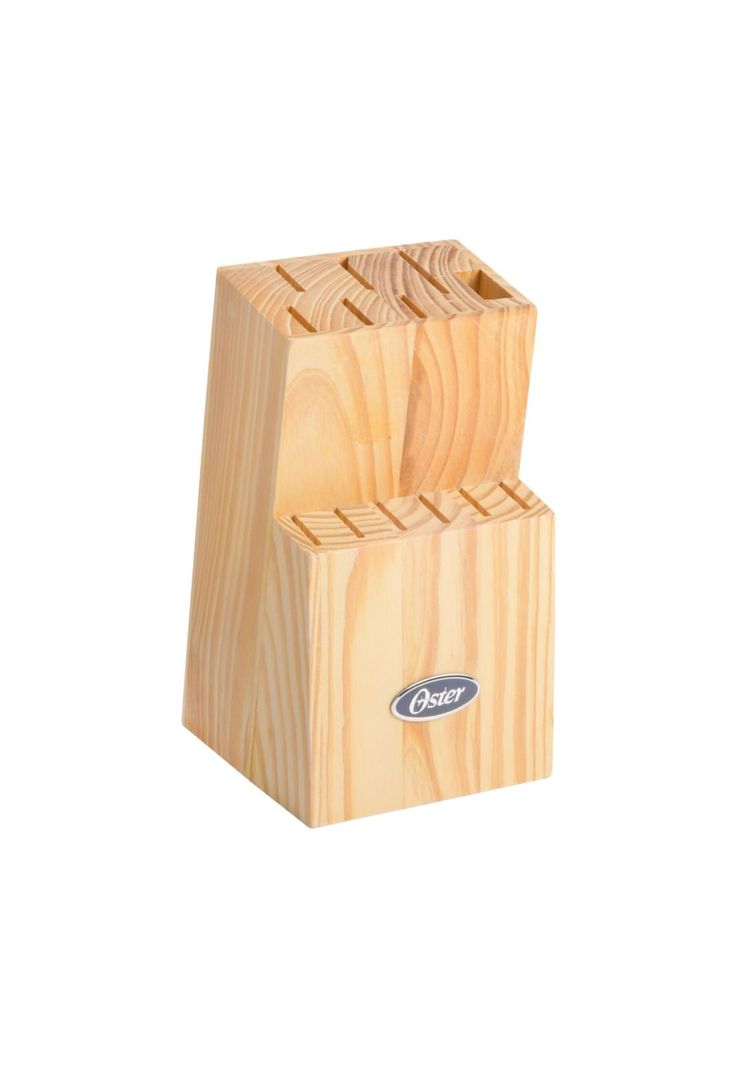 Set Cuchillos acero inoxidable 14 piezas con taco Oster-5