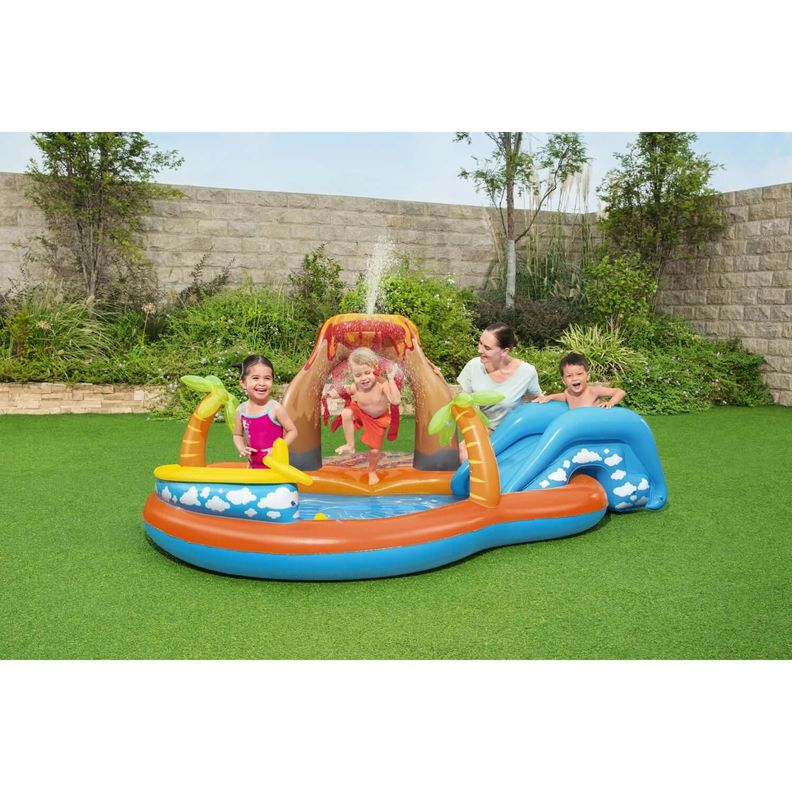 Piscina Y Juegos Inflable Lava 2.65Mx2.65Mx1.04M Bestway-1