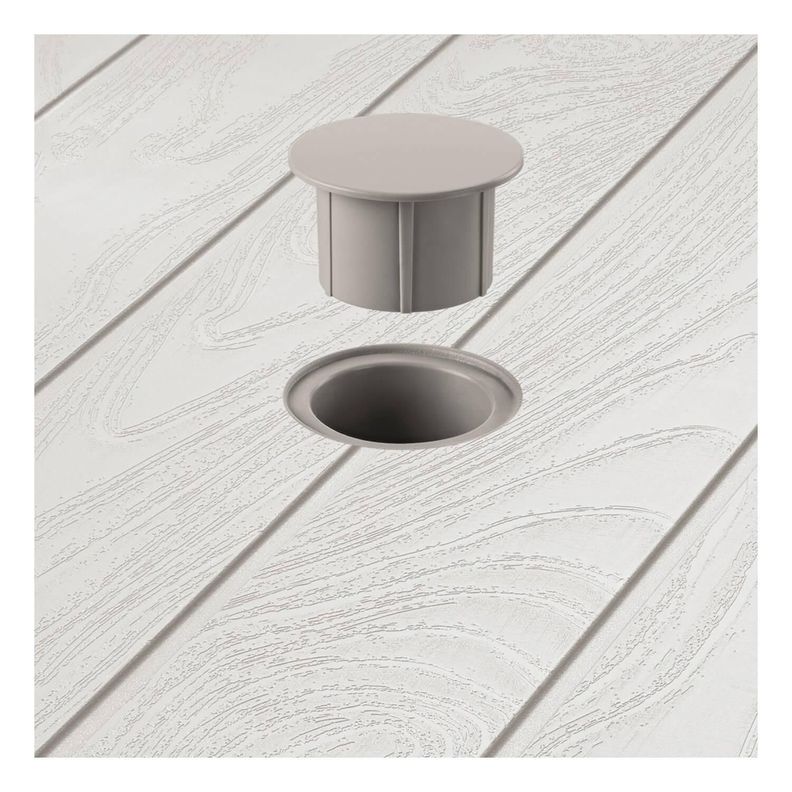 Mesa Plastico Gris 75X75 cm Baru Rimax-1