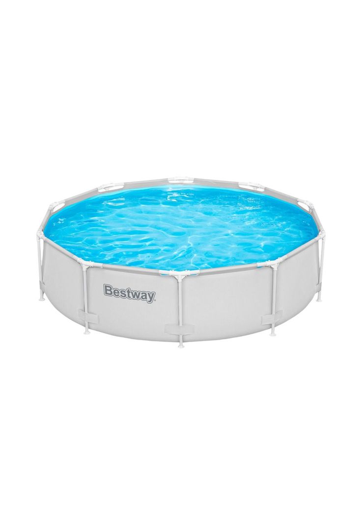 Piscina Bestway Redonda con filtro Deluxe Gris 3.05MX76cm-0