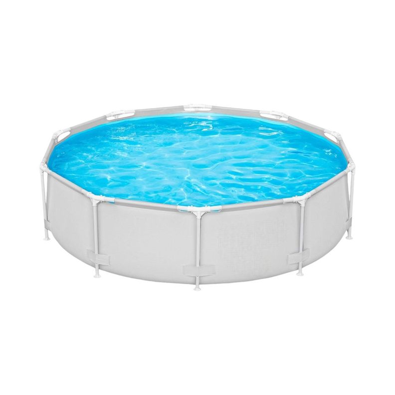 Piscina Bestway Redonda con filtro Deluxe Gris 3.05MX76cm-2