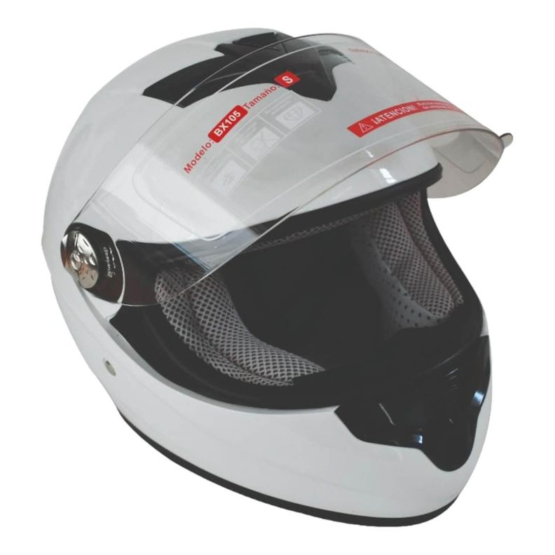Casco Full Face Bx105 Talla L white Ceritificacion ECE Bex-1