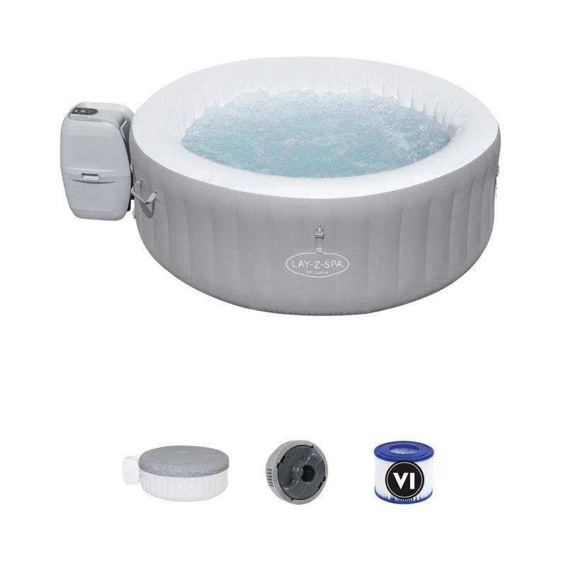 Hot Tub Spa Jacuzzi Inflable St. Lucia 3 Personas Bestway-5