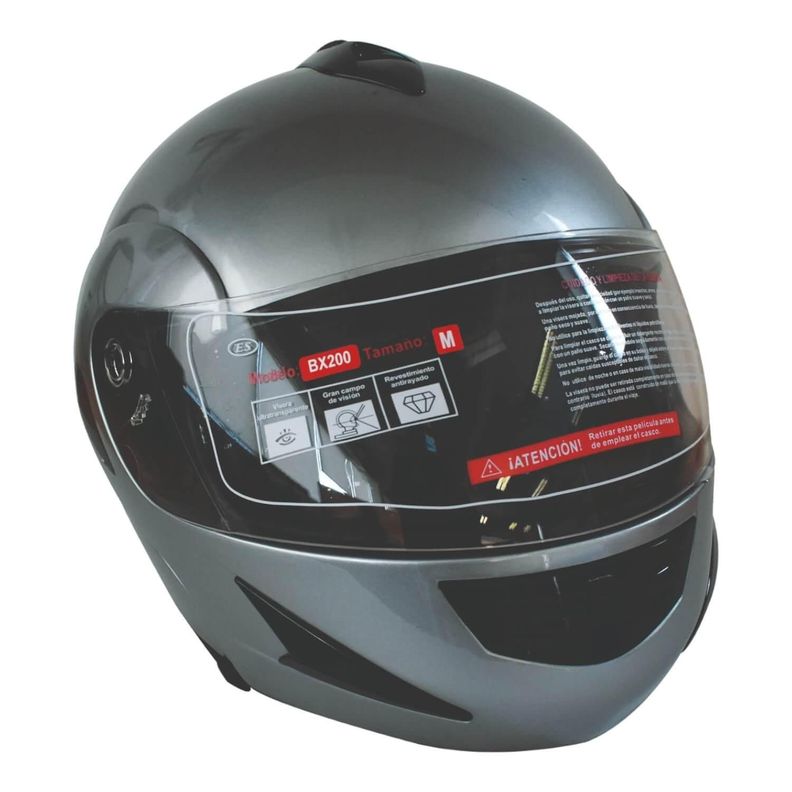 Casco Full Face Bx200 Talla M Stone Grey Certificado Bex-1