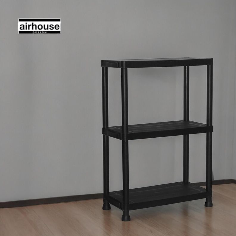 Estante Repisa Rack Plástico 3 Niveles 91x61x31cm Airhouse-1
