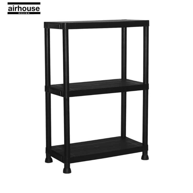 Estante Repisa Rack Plástico 3 Niveles 91x61x31cm Airhouse-2