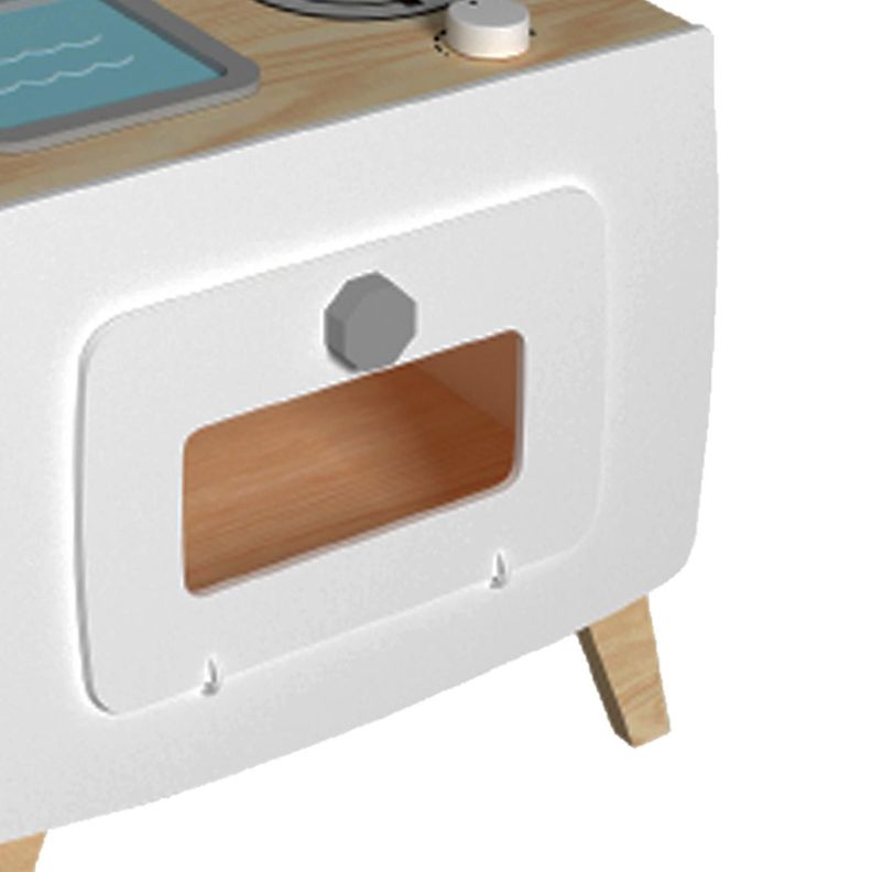 Cocina De Madera Blanca + Accesorios 39x26x49cm Gamepower-3