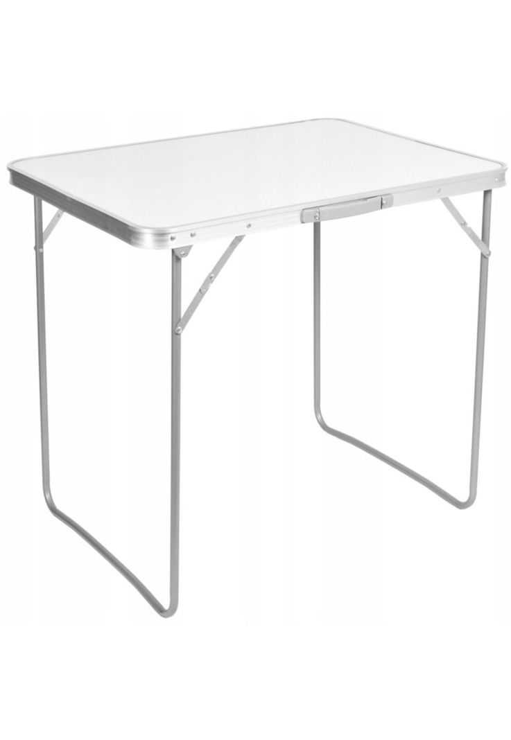 Mesa Con Patas Plegables 80x60x70cm Blanca Northwest-1