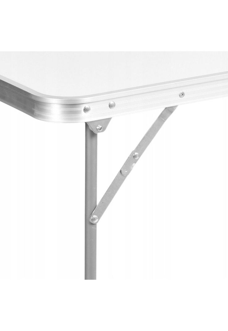 Mesa Con Patas Plegables 80x60x70cm Blanca Northwest-2