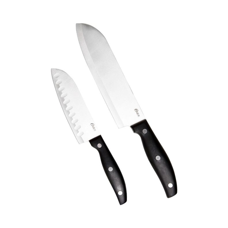 Set Cuchillos Santoku acero inox 2 piezas Granger Oster-0
