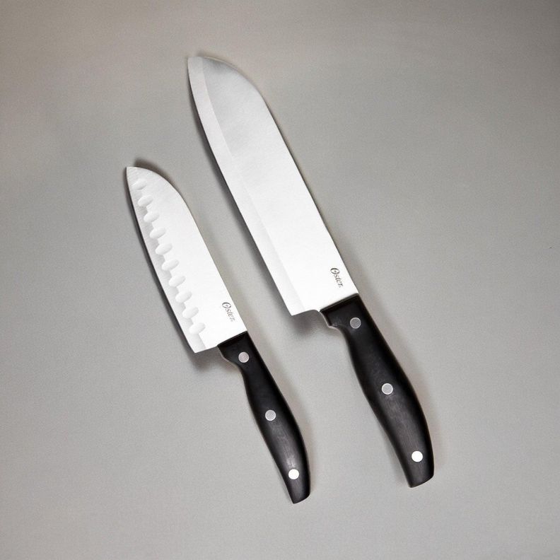 Set Cuchillos Santoku acero inox 2 piezas Granger Oster-5