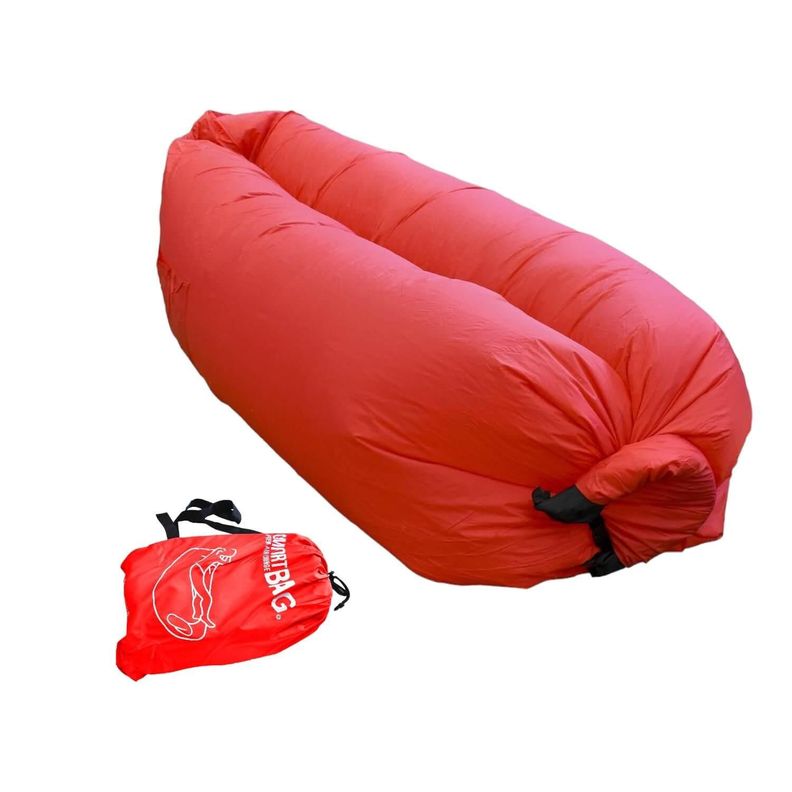 Sofa Sillon Inflable Tumbona Rojo 250x70 Cms Gamepower-0