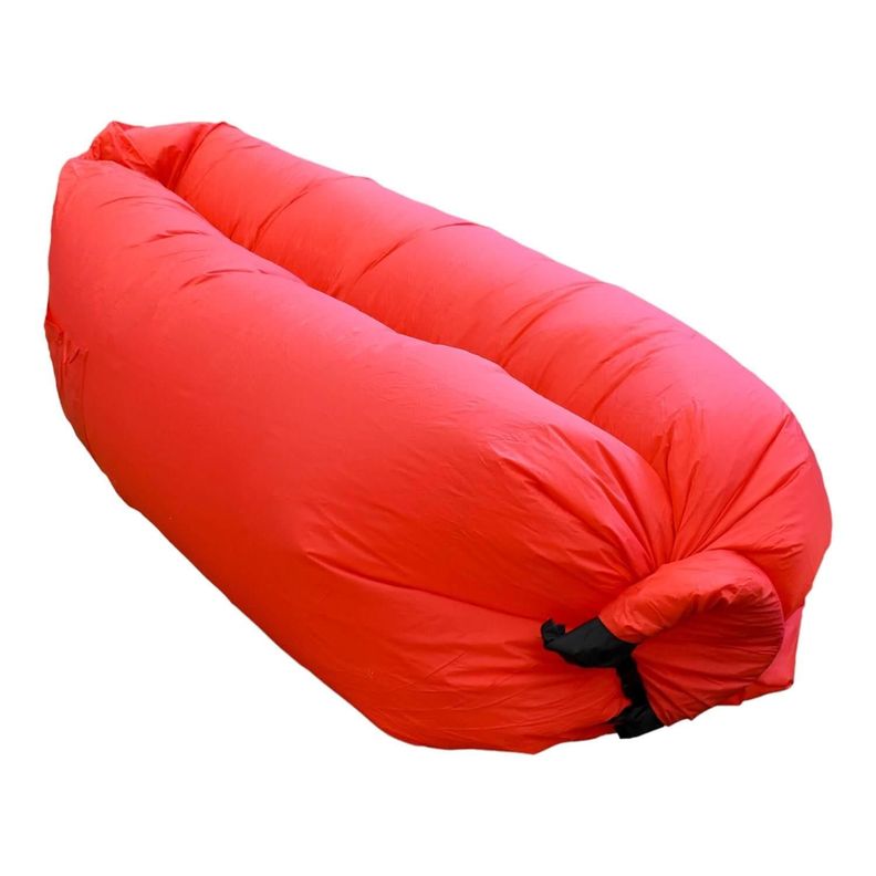 Sofa Sillon Inflable Tumbona Rojo 250x70 Cms Gamepower-4