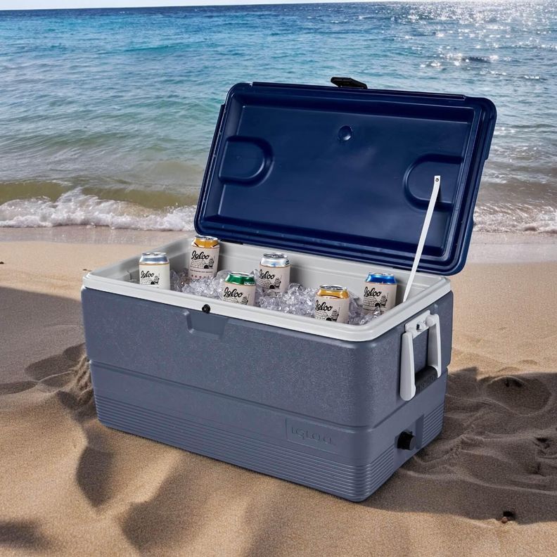 Cooler Nevera Hielera MaxCold Gris 66 Litros Igloo-2