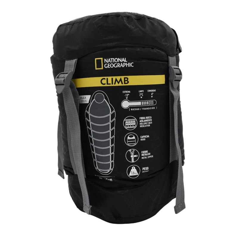Saco De Dormir Climb 6°C Amarillo National Geographic-2