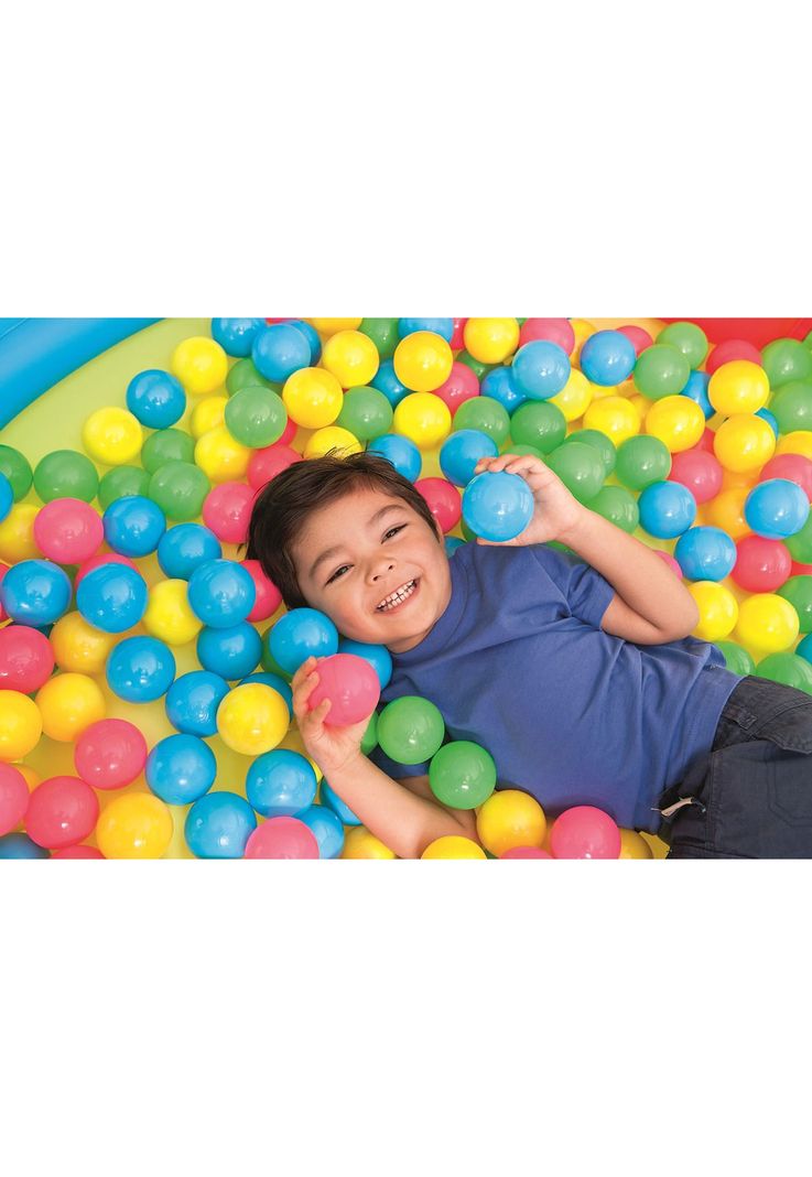 Pack 100 Pelotas Plasticas 6,5 Cms Bestway-0