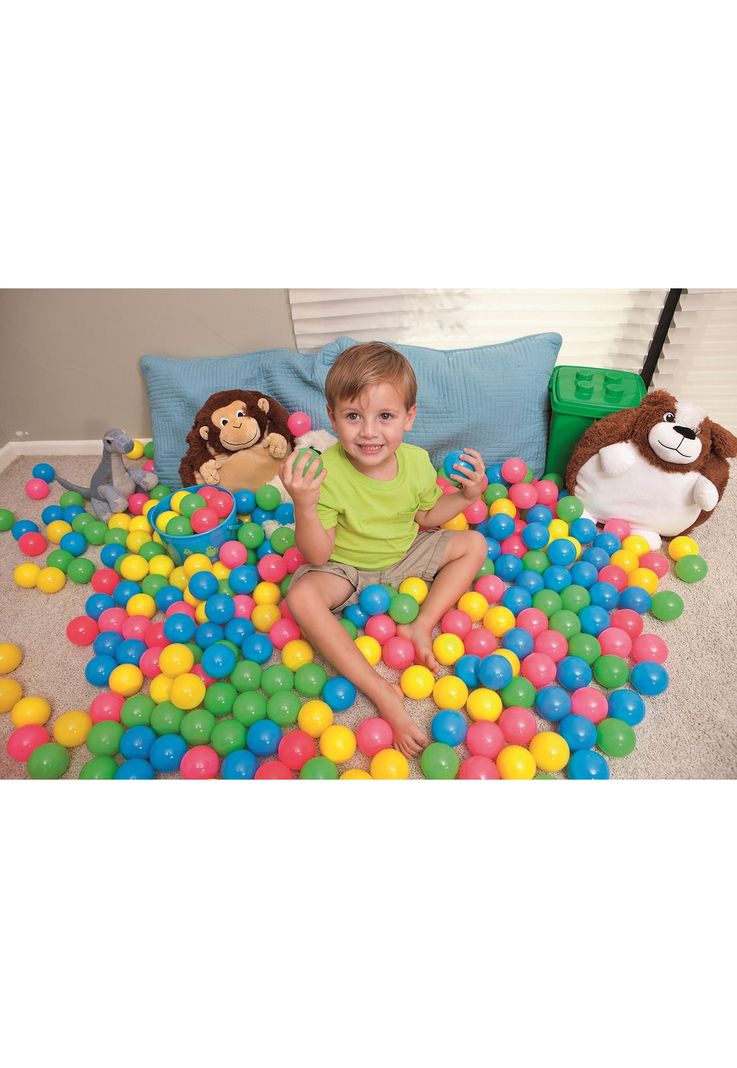 Pack 100 Pelotas Plasticas 6,5 Cms Bestway-2