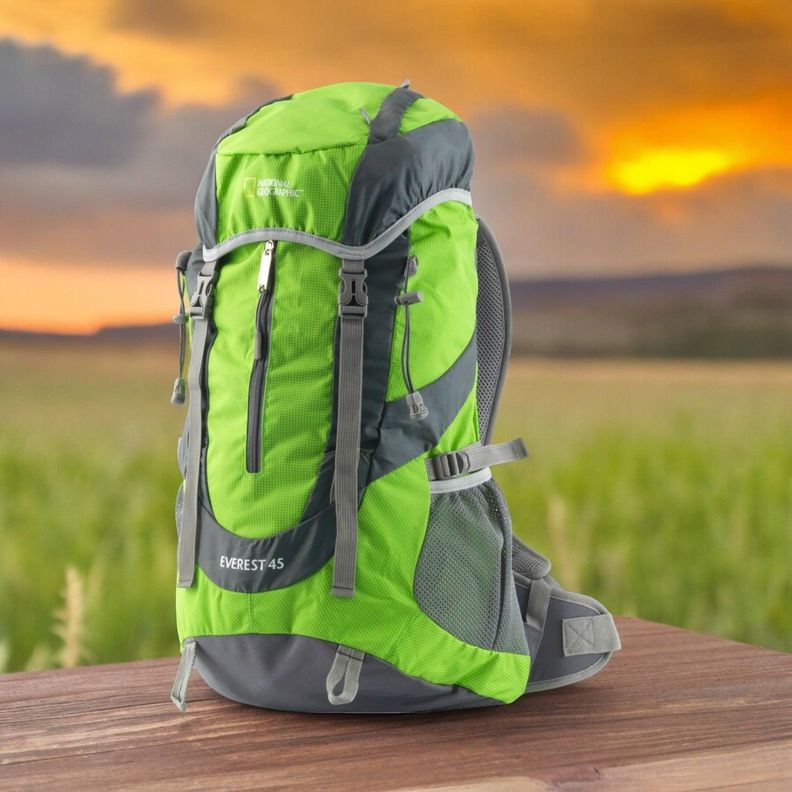 Mochila Camping Everest 45 Litros Verde National Geographic-2
