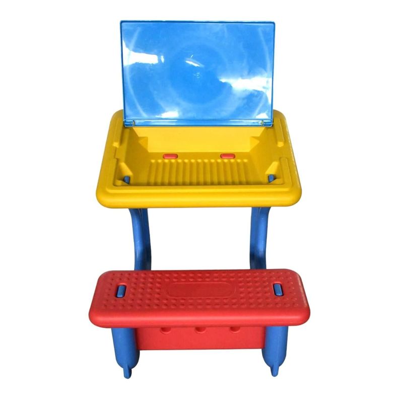 Mesa Escritorio Con Asiento Para Niños 55x55x70cm Gamepower-2
