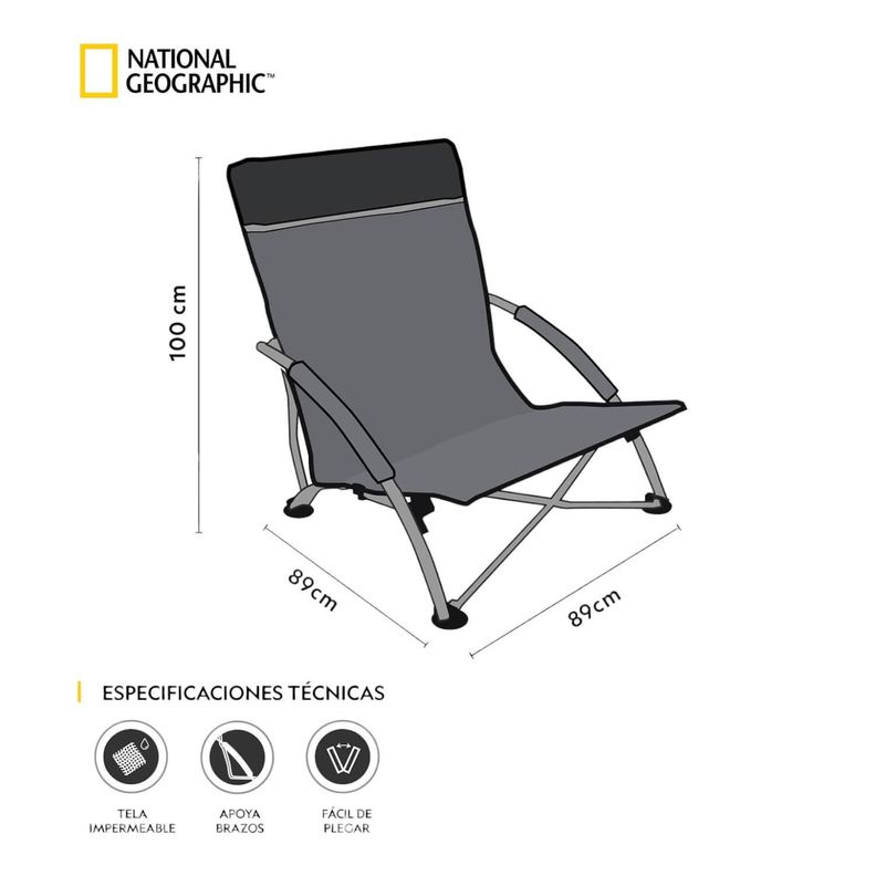 Silla Plegable Playa National Geographic-1