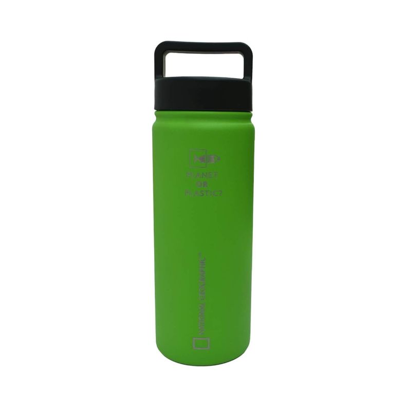 Botella Agua Termica Acero Inox. 500ML National Geographic Verde