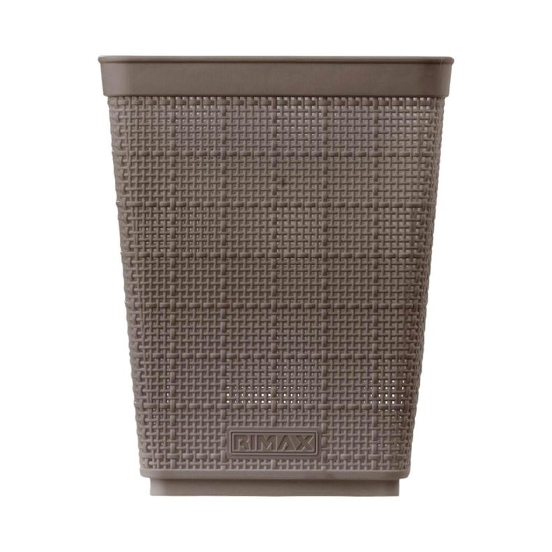 Papelero textura Gris 6 Lts Cafe Rimax-3