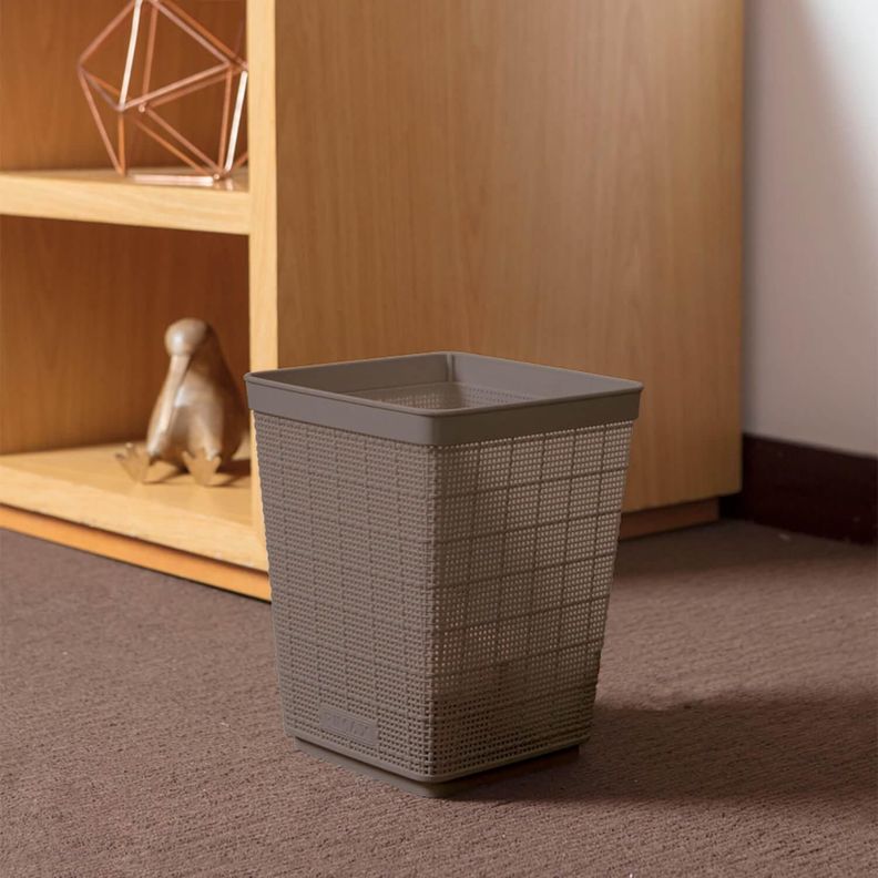 Papelero textura Gris 6 Lts Cafe Rimax-4