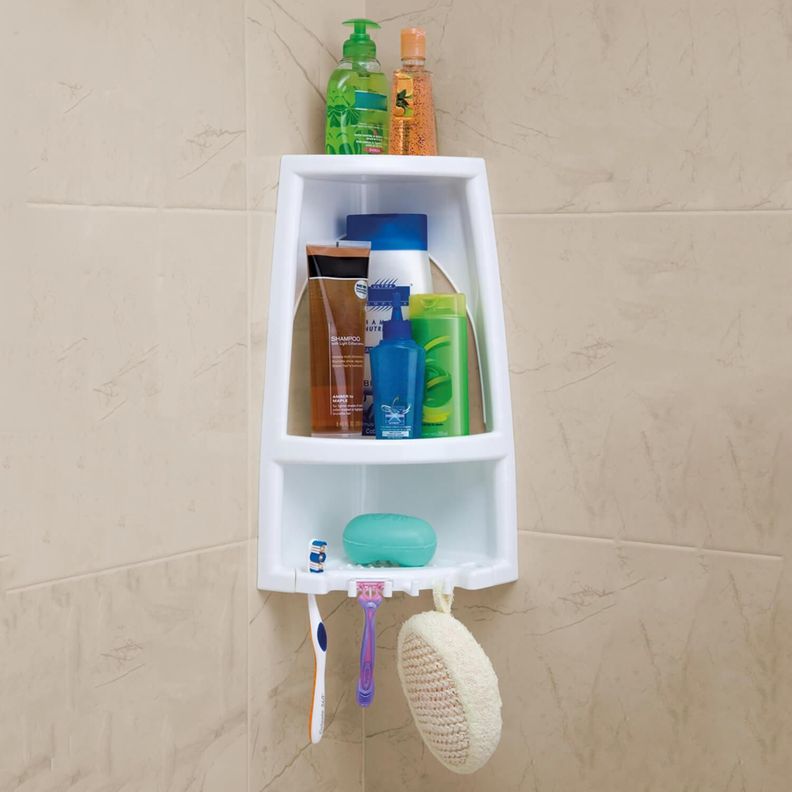 Organizador de Ducha Plastico Blanco Rimax-3