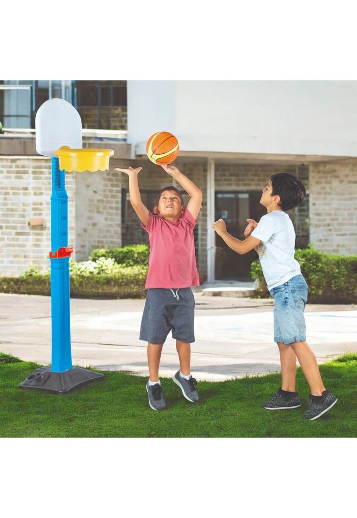Set Aro Basketball + Pedestal Ajustable a 1,70m Dolu-4