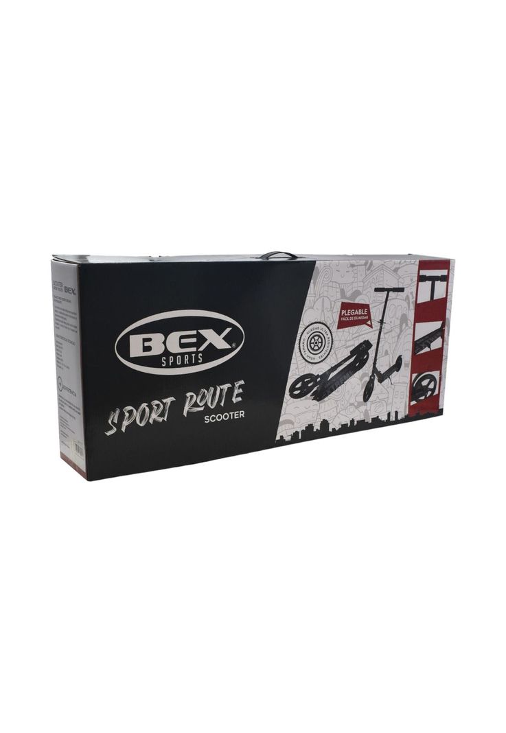 Scooter Sport Route Plegable Rueda Grande Bex -7