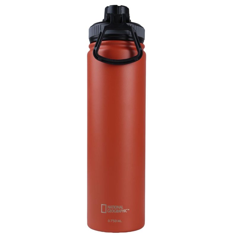 Botella Metalica Termica Boca Angosta 750ml Naranjo