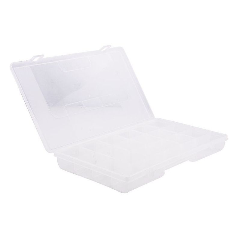 Caja de plastico multiuso L 21 compartimientos Rimax-0