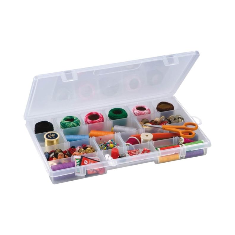 Caja de plastico multiuso L 21 compartimientos Rimax-1