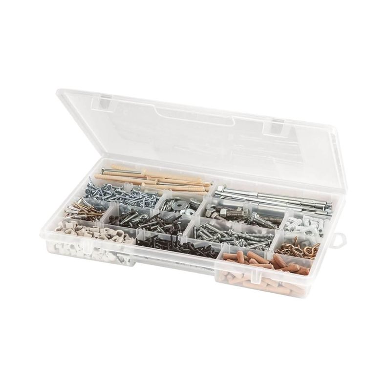Caja de plastico multiuso L 21 compartimientos Rimax-3