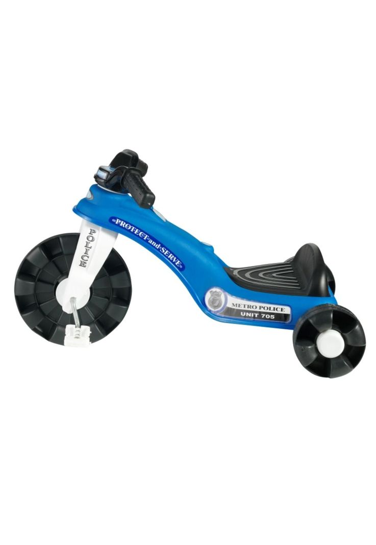 Triciclo Policial 62x42x36 Cms American Plastic-1