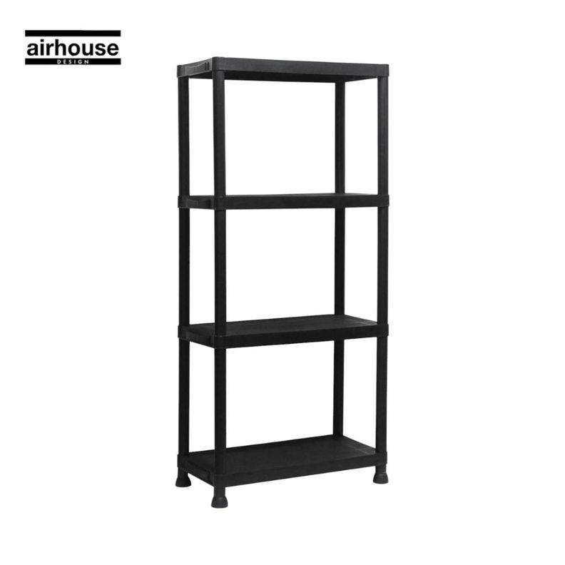Estante Repisa Rack Plástico 4 Niveles 131x31x61cm Airhouse-2