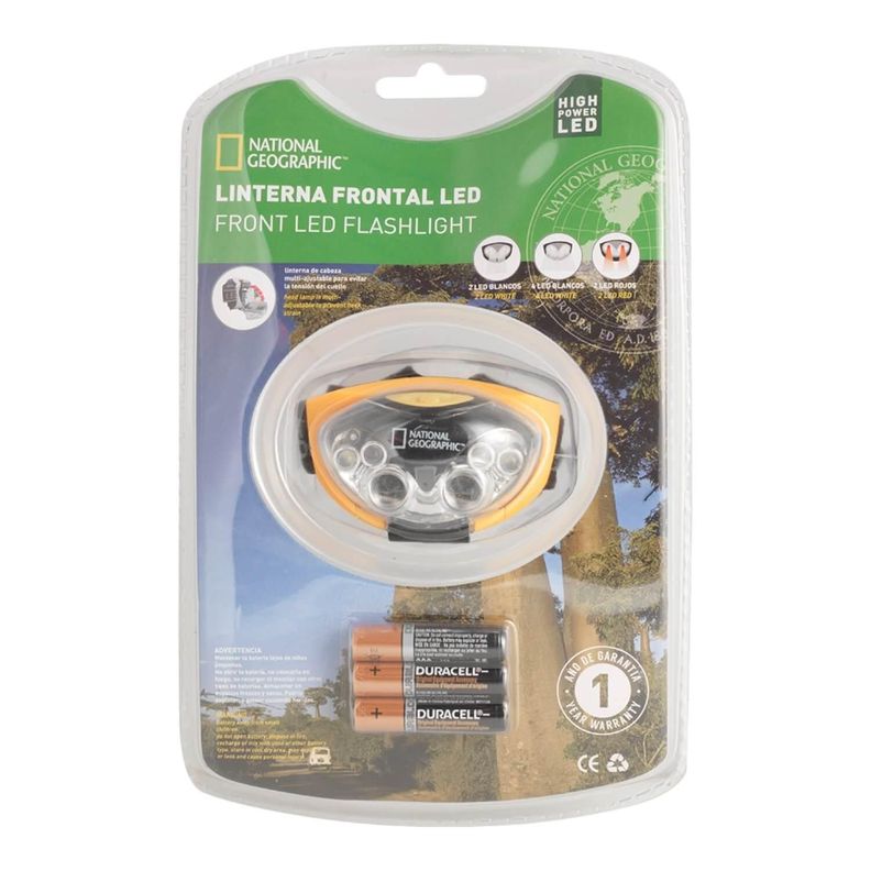 Linterna Frontal Led 250 LM Outdoor National Geographic-1