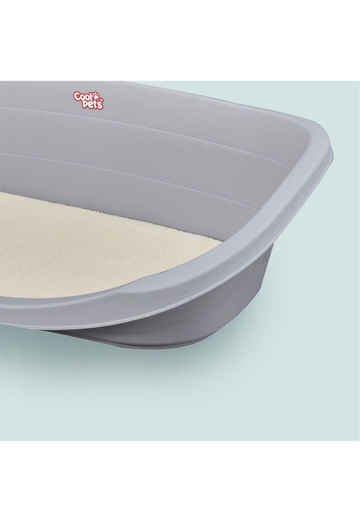 Cama De Mascota Con Cojín M Gris 62×43.2×22.5 Cms Coolpets-2