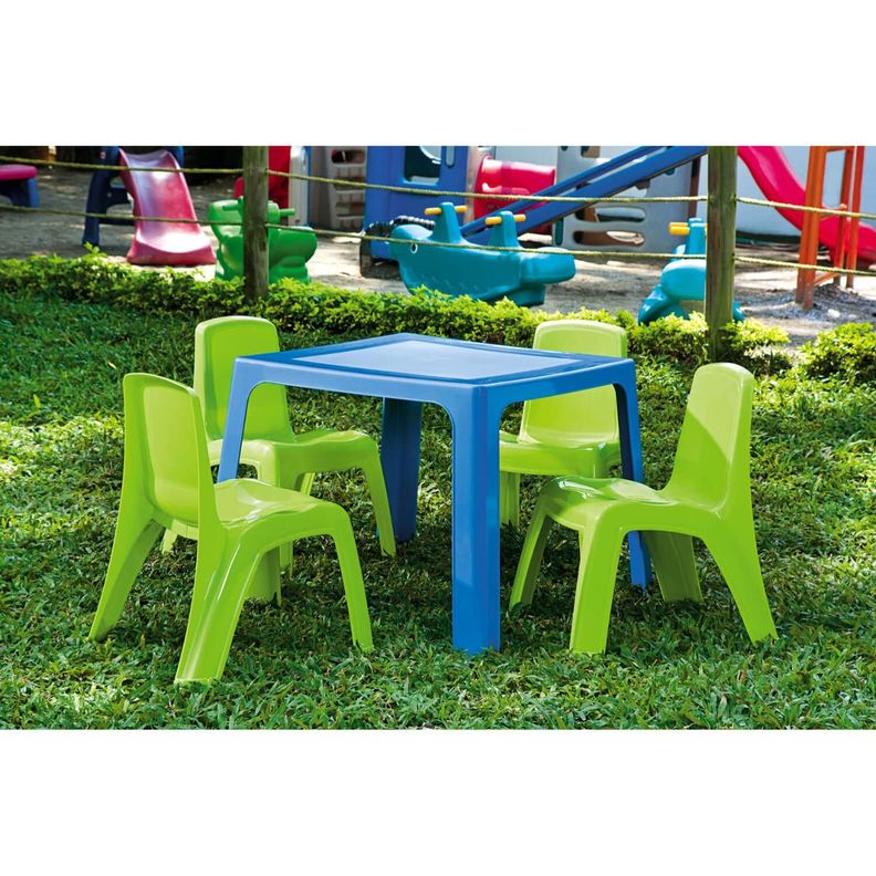 Mesa Infantil azul 70.7x50.7 cm Rimax-2