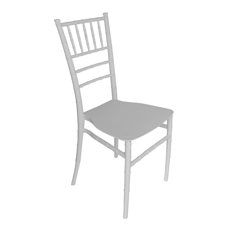 Silla Plastico Apilable Deco Svenna Blanca Escandinavia Blanco