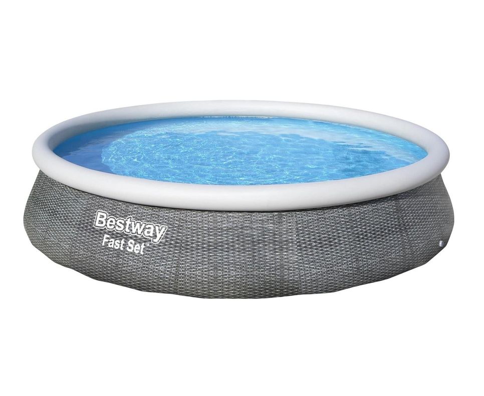 Piscina Fast Set™ Rattan 3.96MX84Cm Pool Set Bestway-0