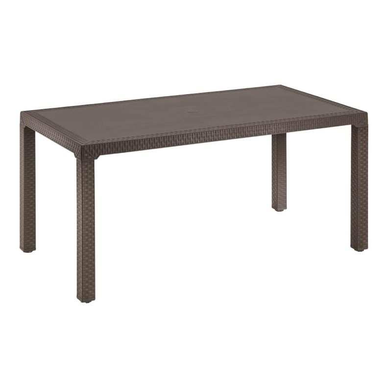 Mesa Comedor de terraza Café 150x80 cm Eterna Rimax-0