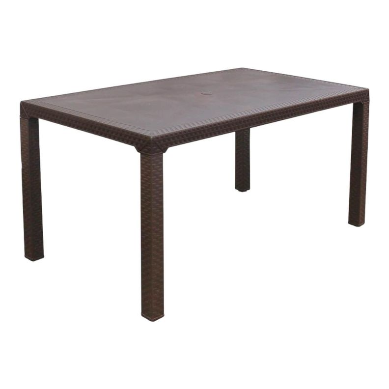 Mesa Comedor de terraza Café 150x80 cm Eterna Rimax-2
